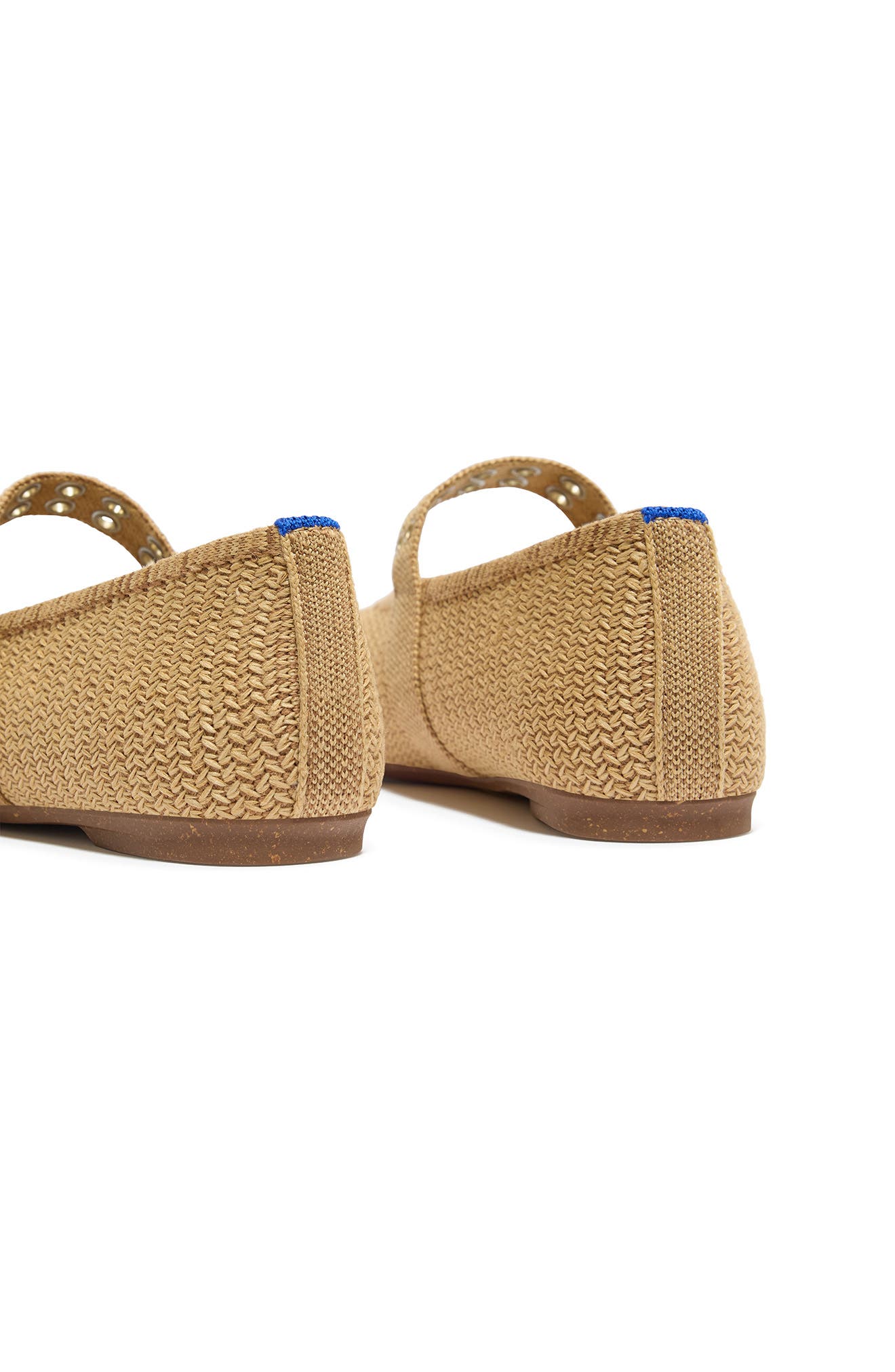 The Max Buckle Mary Jane Flat, Alternate, color, TAN WOVEN