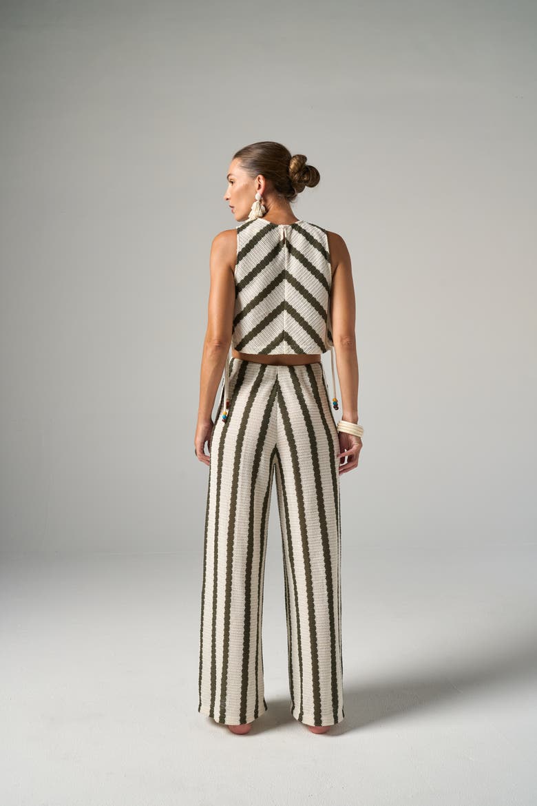 Bimini Pant, Alternate, color, Green Stripe