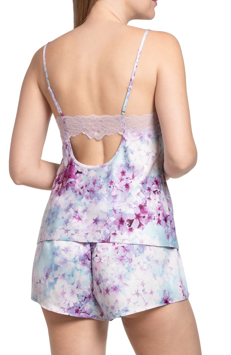 In Bloom by Jonquil Sabrina Printed Camisole & Shorts Pajamas, Alternate, color, 