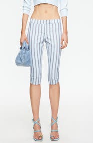 LIONESS Frost Stripe Capris