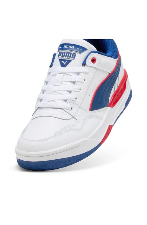 Puma Rebound Retro Low Top Sneaker In White