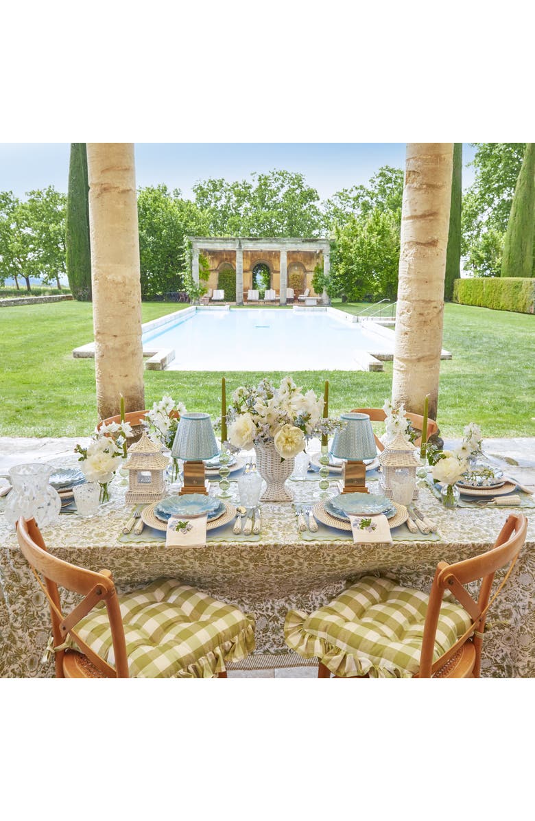 Mrs. Alice Soft Blue Lotus Lampshade, Alternate, color, Blue