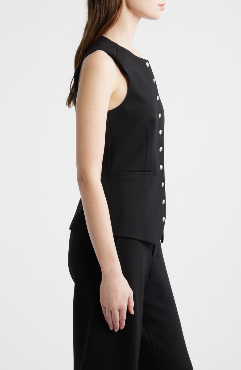 rag & bone Irina Ponte Knit Longline Vest, Alternate, color, 