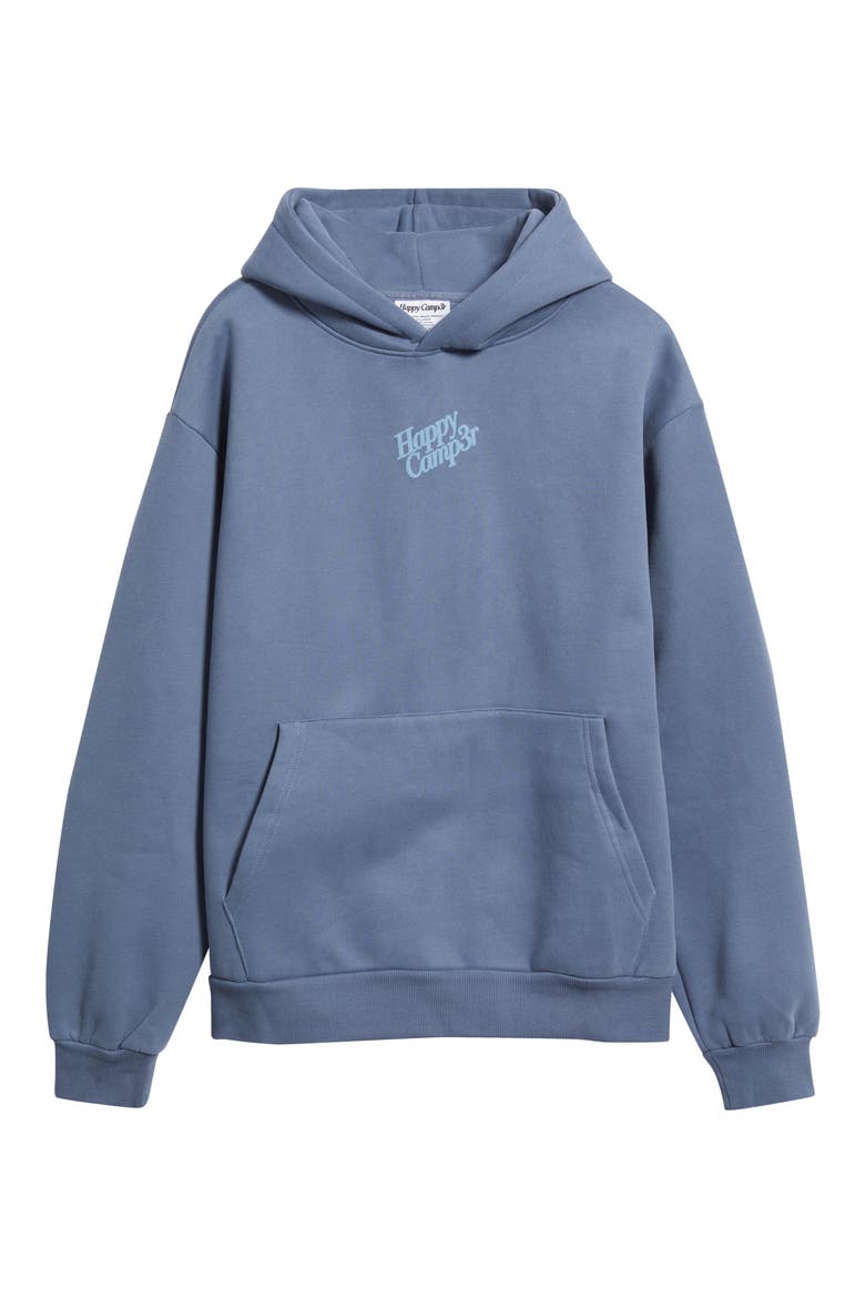 Puff Series Core Logo Cotton Blend Hoodie, Alternate, color, VINTAGE BLUE