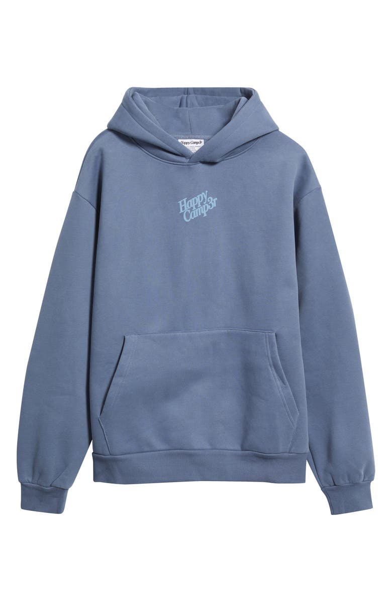 HAPPY CAMP3R Puff Series Core Logo Cotton Blend Hoodie, Alternate, color, Vintage Blue