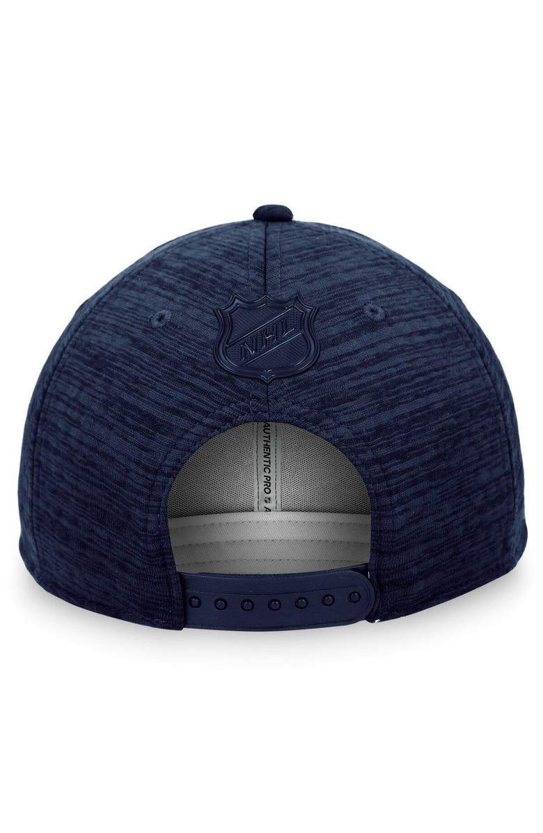 FANATICS Men's Fanatics Branded Navy Seattle Kraken Authentic Pro Road Snapback Hat, Alternate, color, Navy