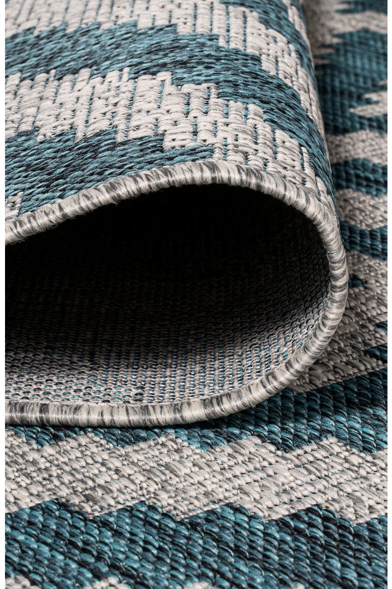 Sintra Diamond  Indoor/Outdoor Area Rug, Alternate, color, Blue/Gray