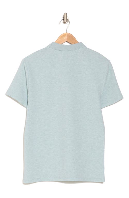 Westzeroone Rick Short Sleeve Polo In Dusty Teal