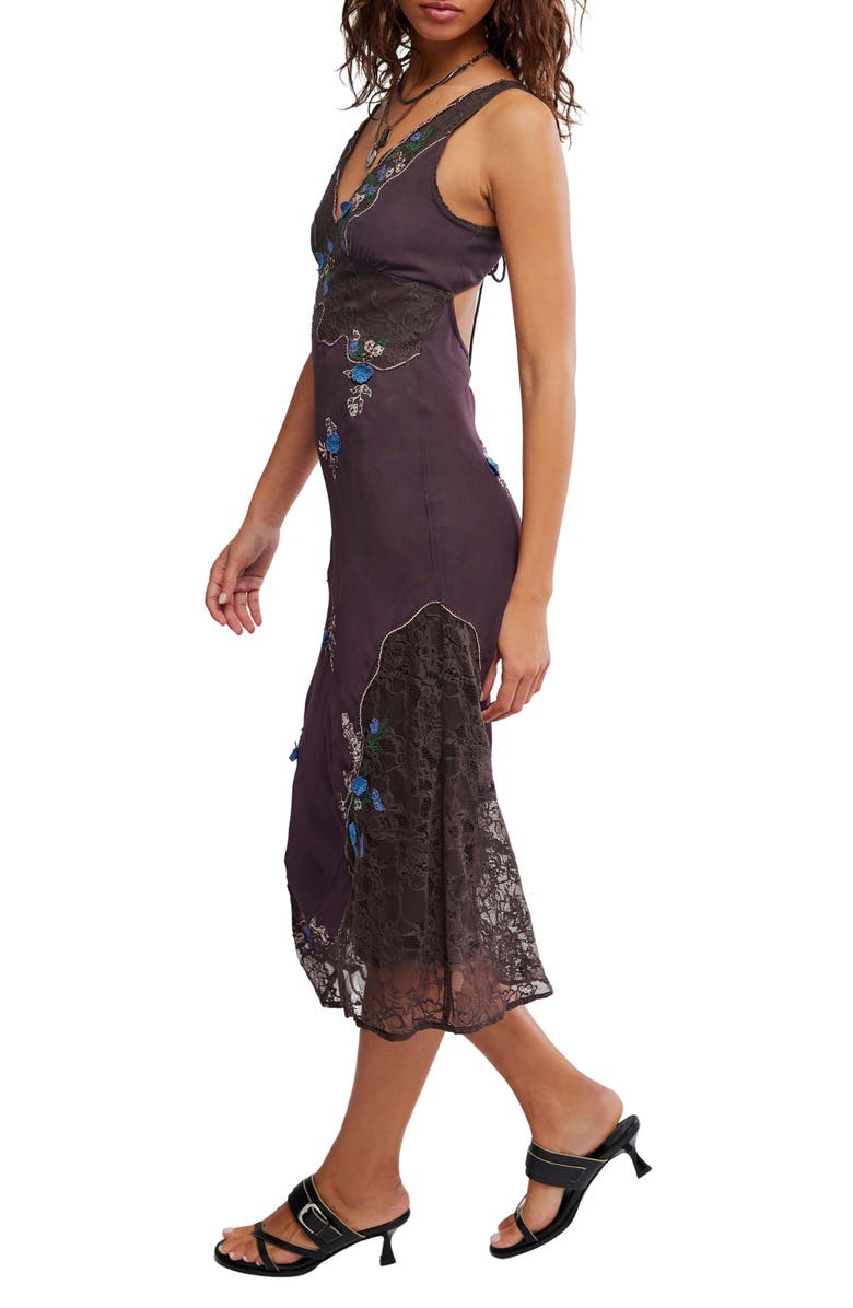 Free People Meet Again Midi Dress, Alternate, color, 