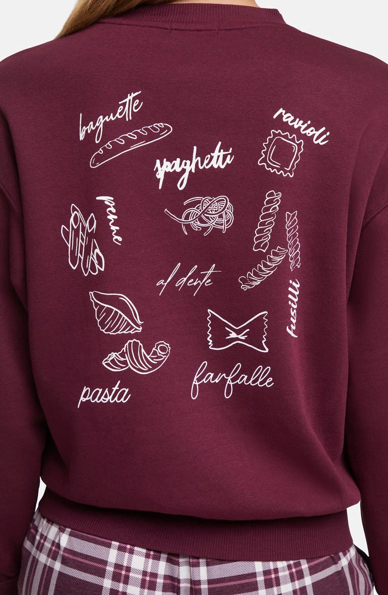 Wildfox Carbs Charlie Plaid Pajamas, Alternate, color, Fig