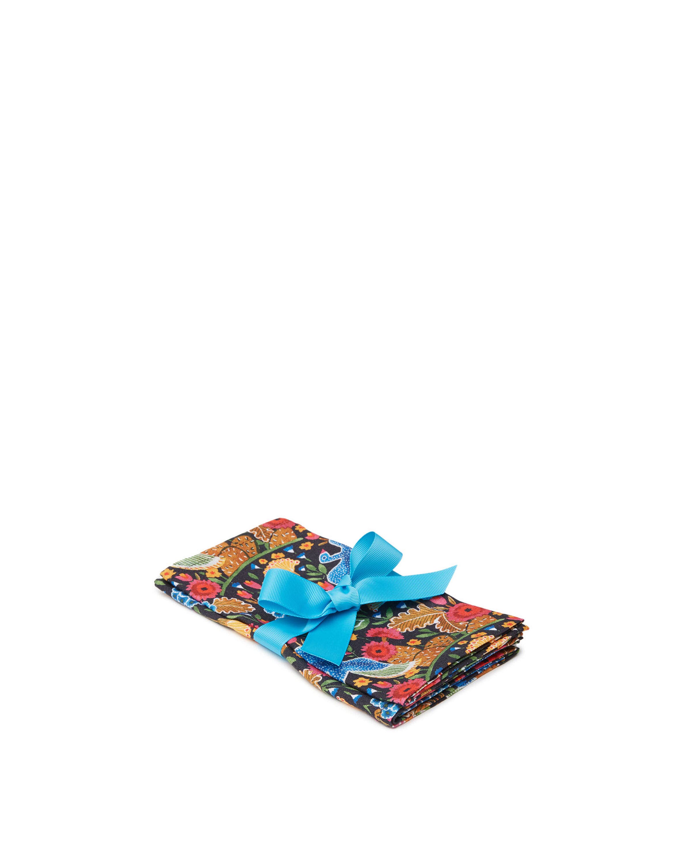 La DoubleJ Large Napkins Set Of 2 Colombo Piccolo Black Multicolor - Colombo Black Multicolor