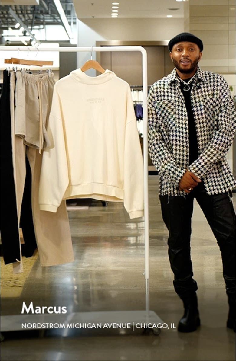 Essential Hoodie, sales video thumbnail