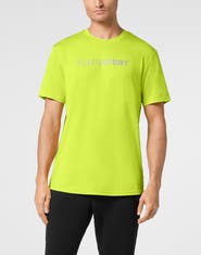 PLEIN SPORT Reflective T-Shirt Round Neck Ss Men