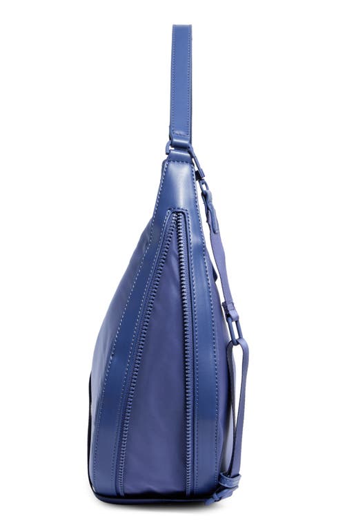 Tahari Minetta Expandable Crescent Bag In Dusk