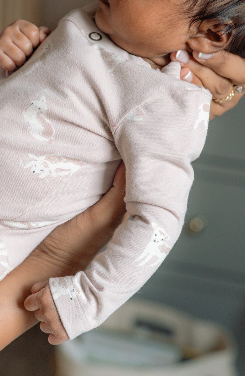 Pehr Long Sleeve Bodysuit, Alternate, color, Dear Lamb