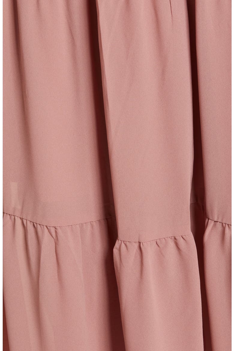 Tiered Wrap Dress, Alternate, color, MAUVE