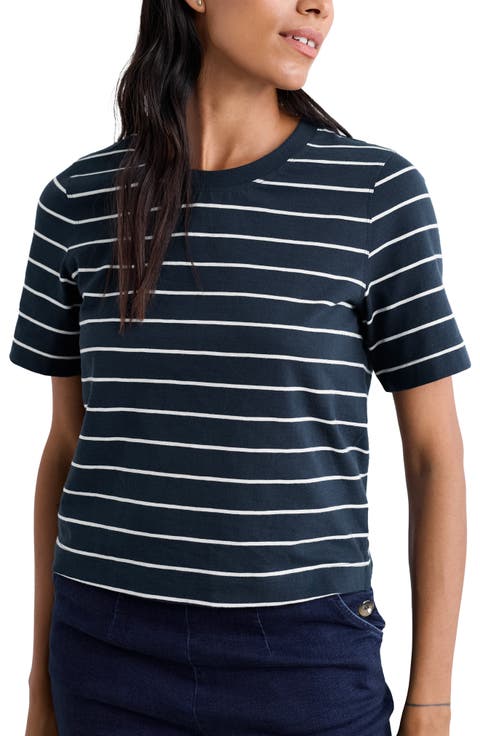 Copseland Stripe Organic Cotton T-Shirt