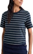 Seasalt Cornwall Copseland Stripe Organic Cotton T-Shirt