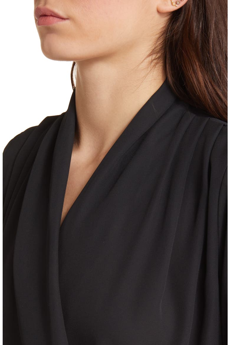 Rose Long Sleeve Blouse, Alternate, color, BLACK