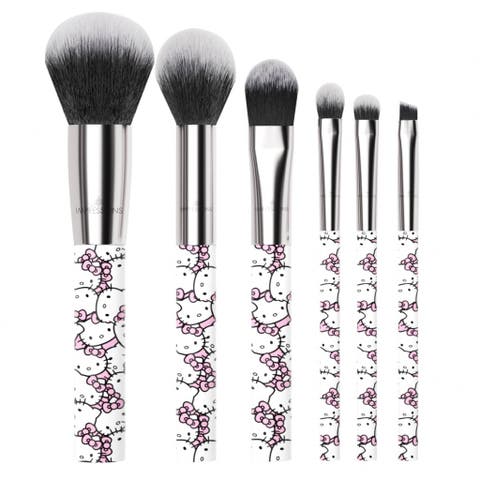 Hello Kitty All Over Print 6-piece Brush Set