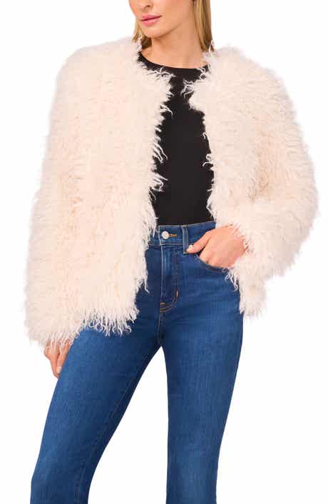 Halogen® Faux Fur Jacket