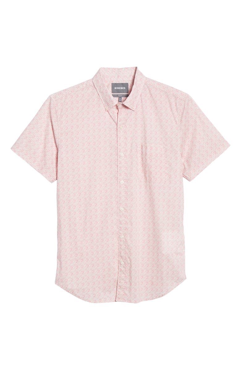 Bonobos Riviera Slim Fit Floral Print Cotton Shirt, Alternate, color, 