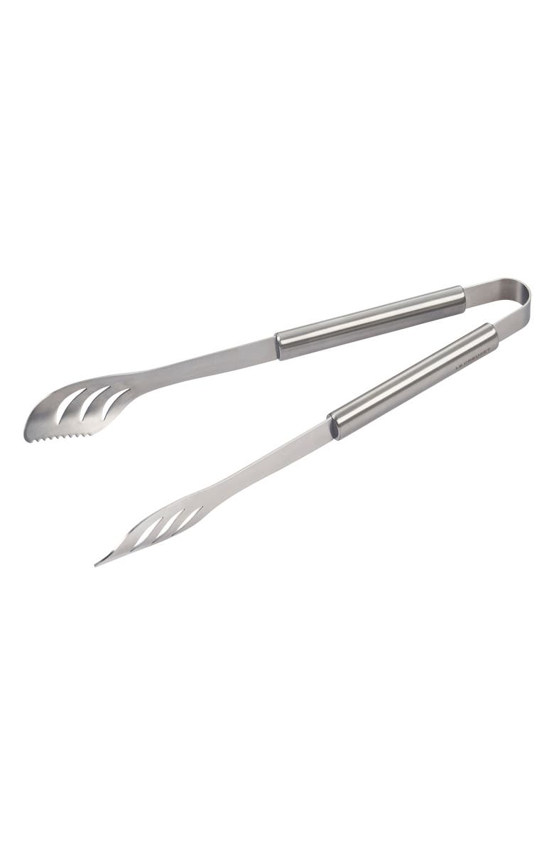 Le Creuset Outdoor Tongs, Main, color, Stainless Steel