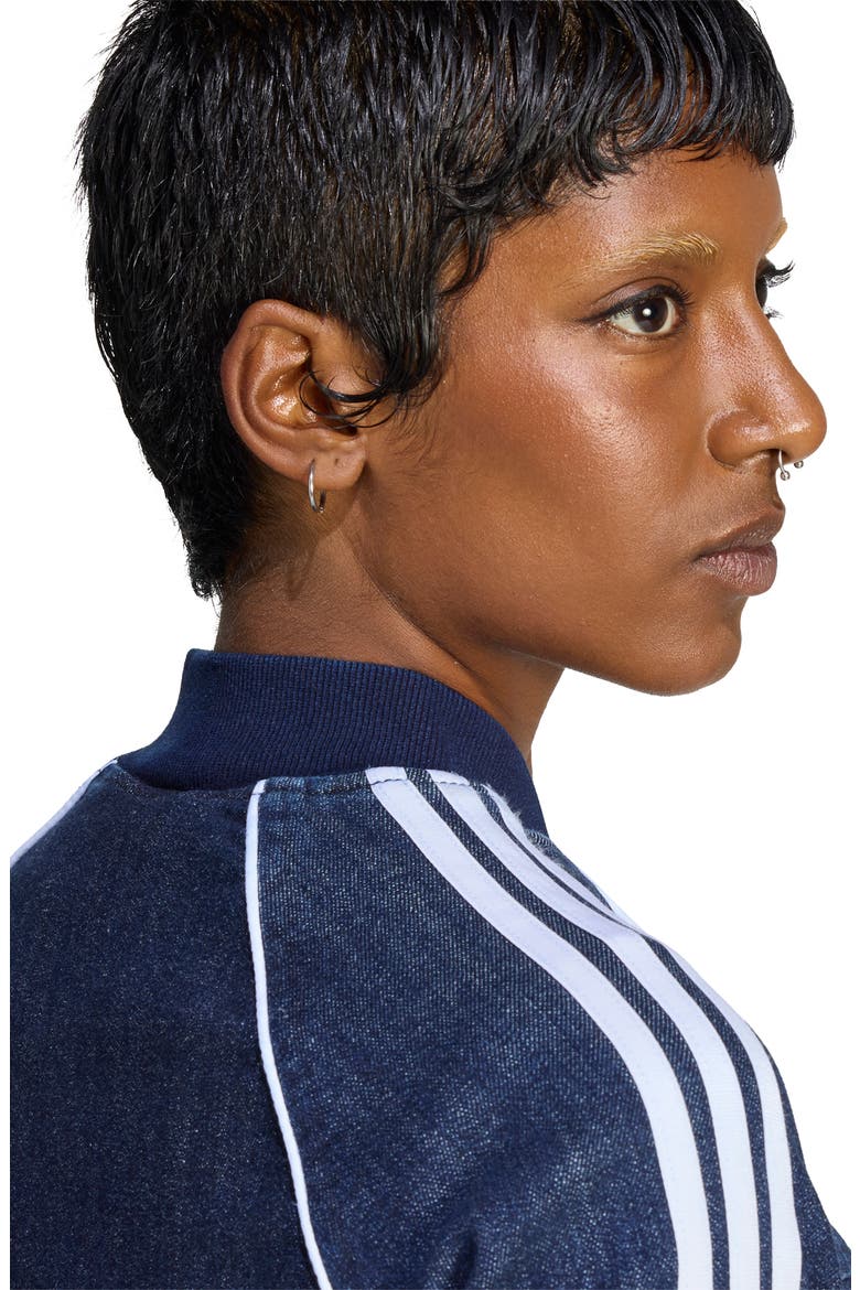Superstar Corset Track Jacket, Alternate, color, INDIGOWASH