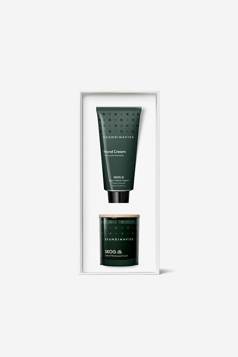 SKOG Scented Candle & Hand Cream Set, Alternate, color, Green