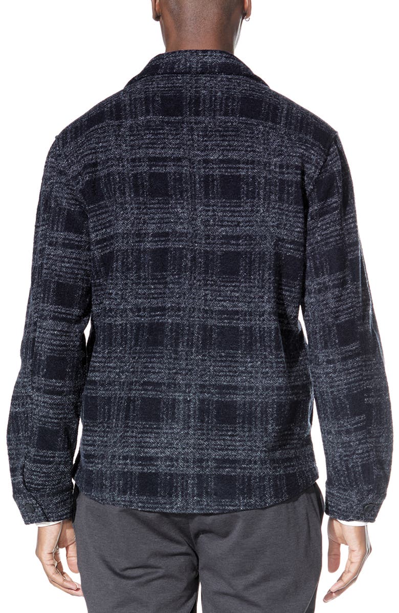 Civil Society Relaxed Fit Knit Shirt Jacket, Alternate, color, Dark Navy