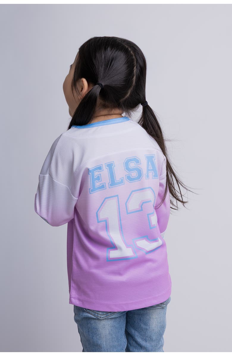 Disney Frozen Queen Elsa Athletic Hockey Jersey, Alternate, color, Lavender Elsa