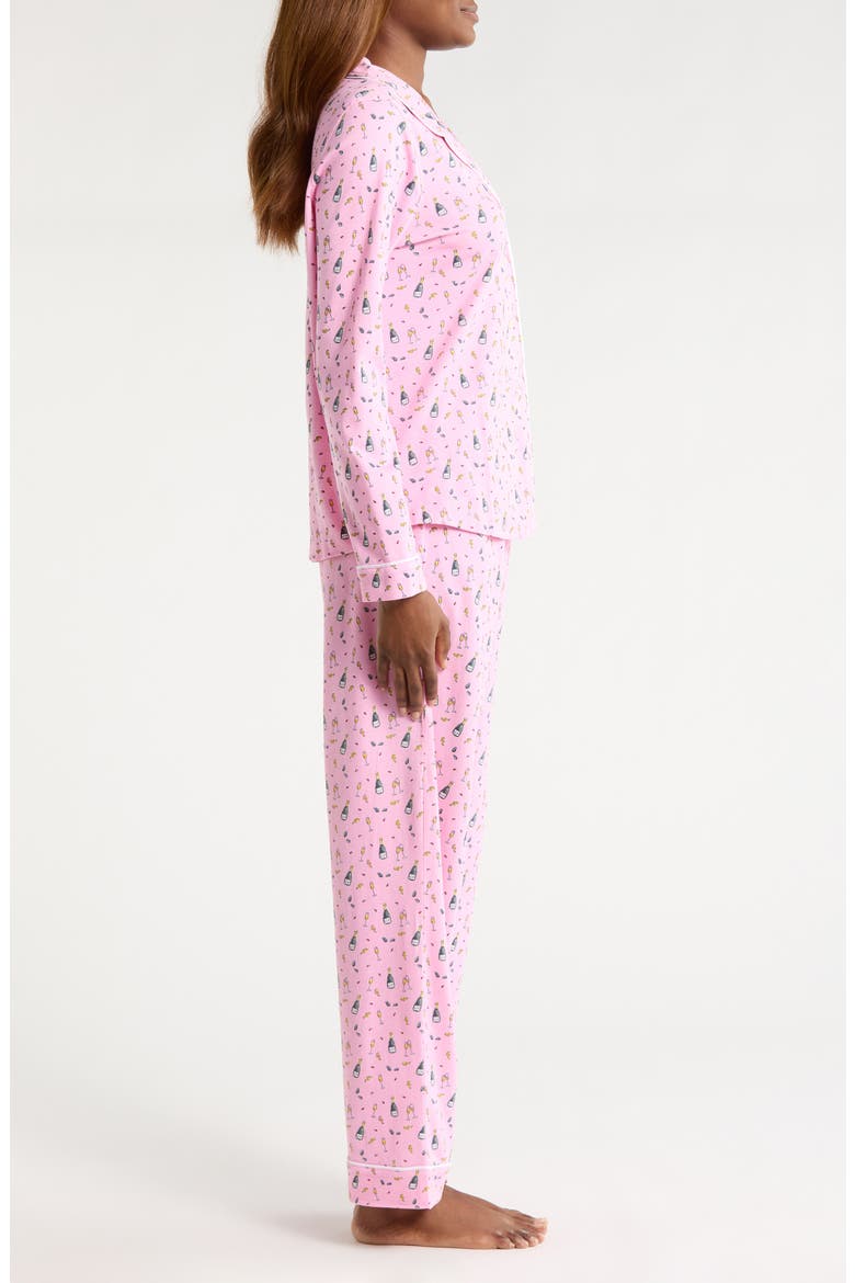 Pima Cotton Pajamas, Alternate, color, CHAMPAGNE AND OYSTER