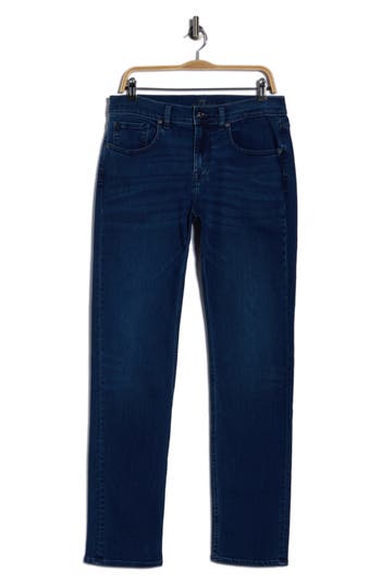 7 For All Mankind Slimmy Tapered Stretch Jeans In Blue