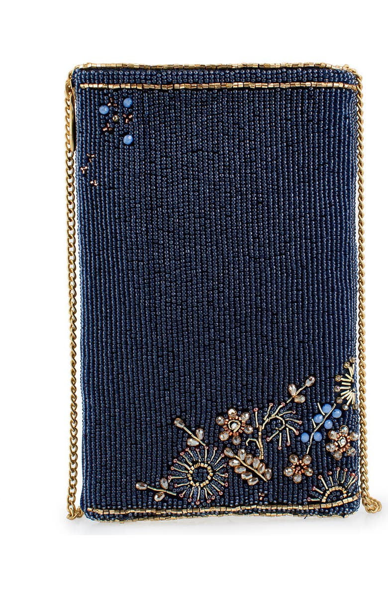 Mary Frances Accessories Fairy Dust Crossbody Phone Bag, Alternate, color, Blue