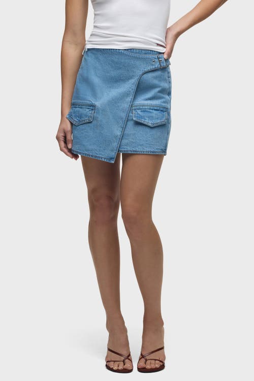 Hudson Jeans Wrap Mini Skirt In Mountain