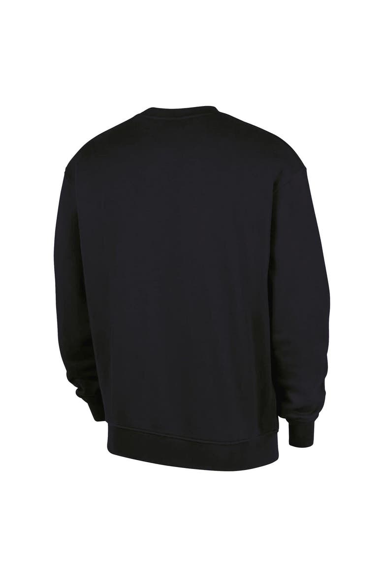 Men's Nike  Black New York Knicks 2025/26 Authentic Practice Club Sweatshirt, Alternate, color, Black