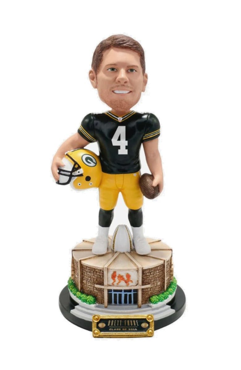 FOCO Brett Favre (Green Bay Packers) Pro Football Hall of Fame Bobblehead, Main, color, Multi-Color
