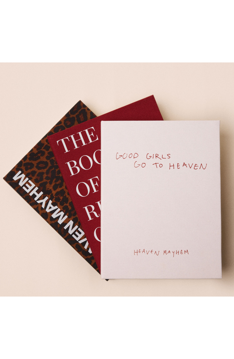 HEAVEN MAYHEM Book Box, Alternate, color, White