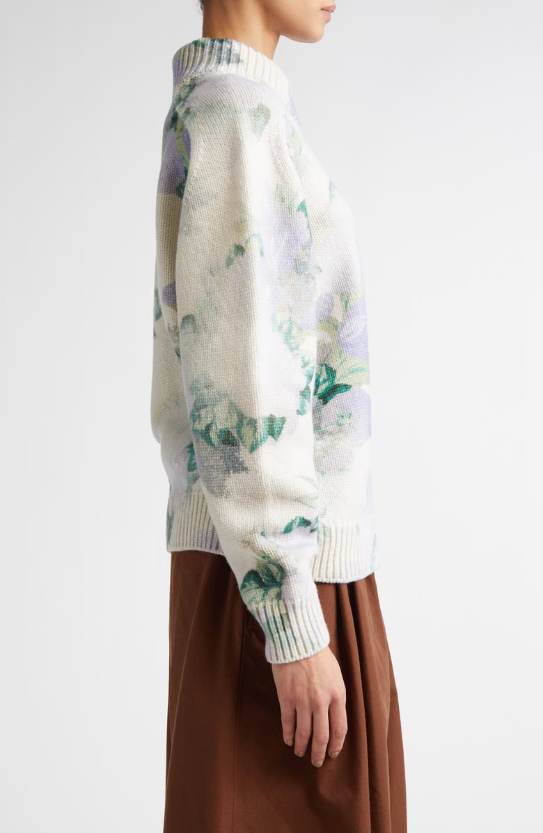 Meryll Rogge Floral Wool Sweater, Alternate, color, 