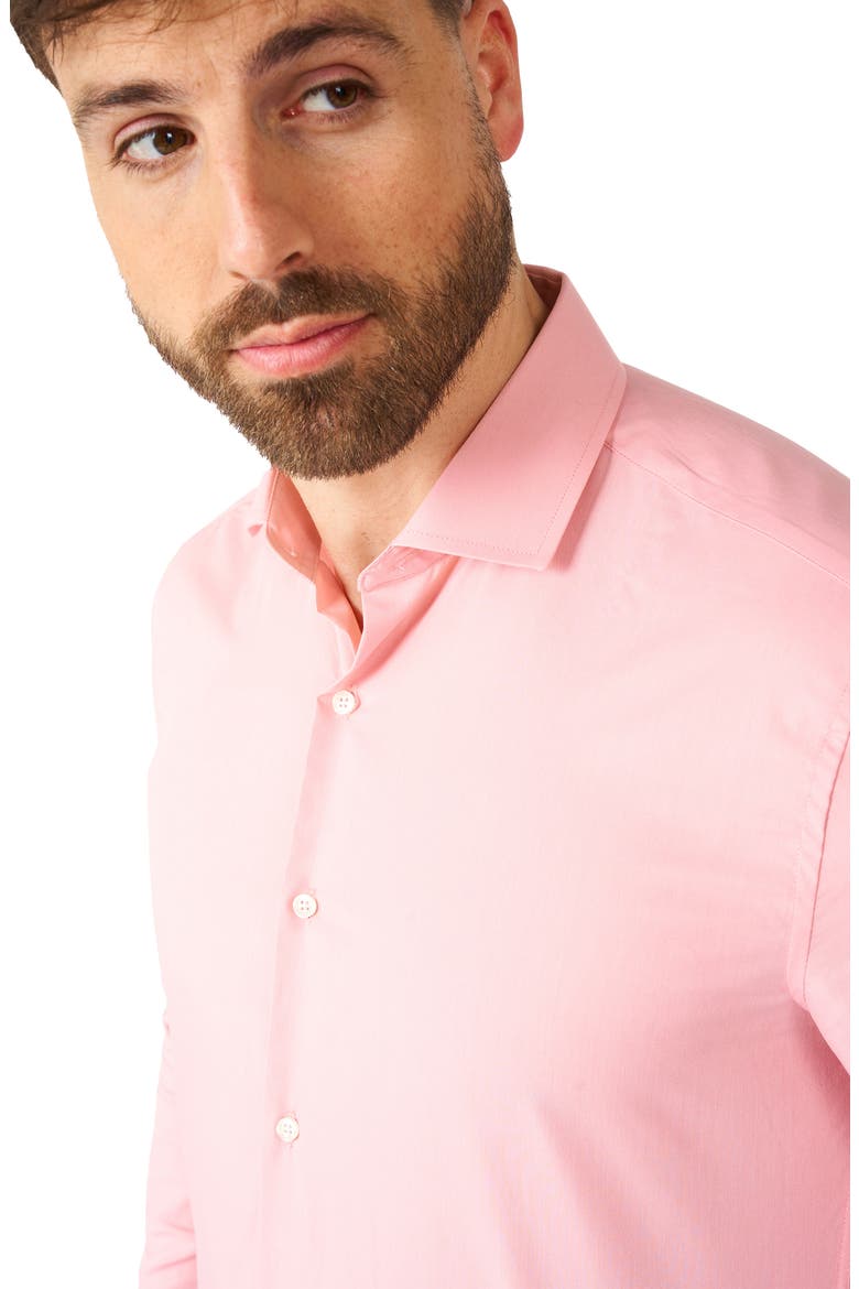 Blush Button-Up Shirt, Alternate, color, PINK