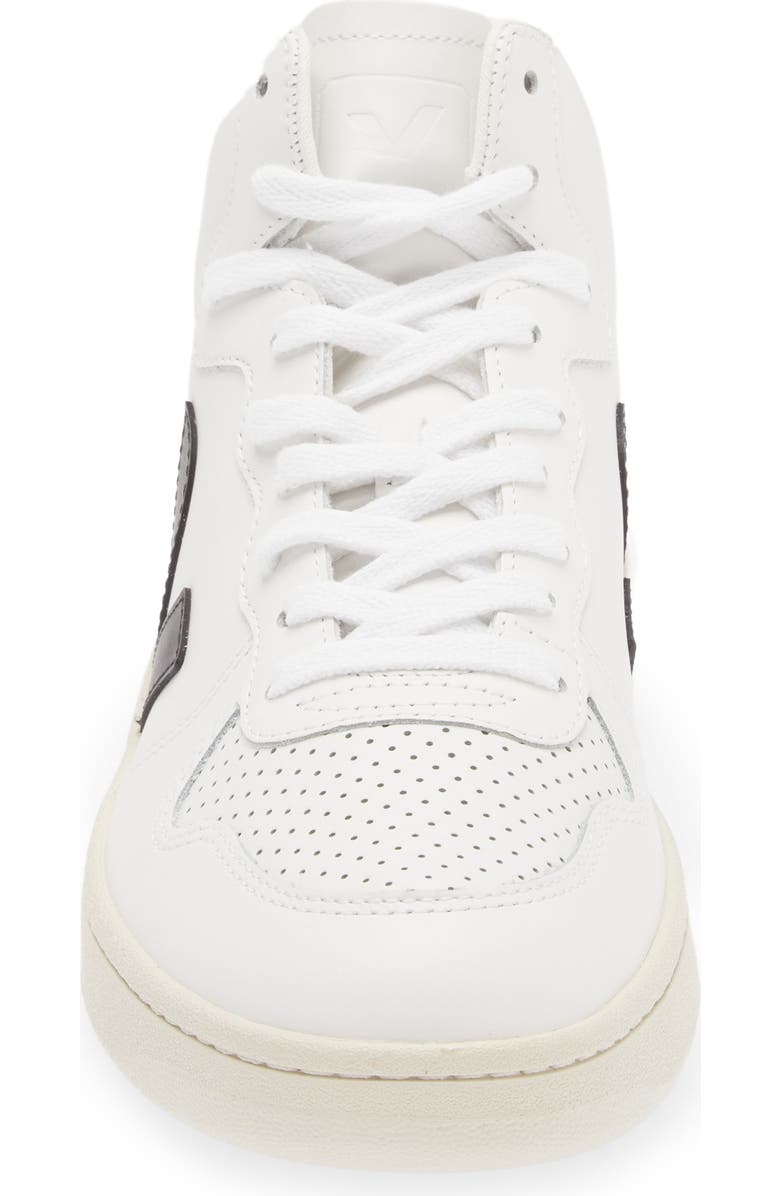 Veja V-15 High Top Sneaker, Alternate, color, Extra-White Black