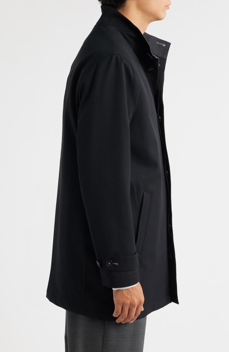 Hart Schaffner Marx Colfax Waterproof Raincoat, Alternate, color, Black