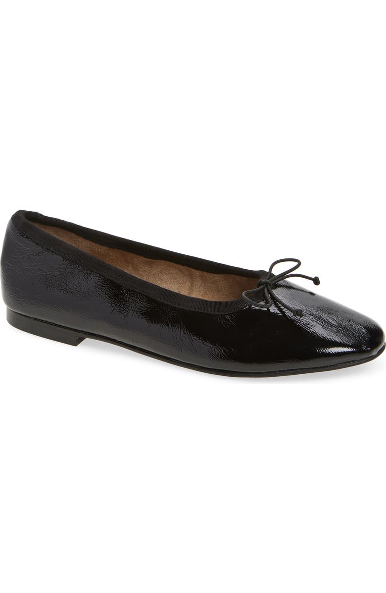 Tony Bianco Chelsea Ballet Flat, Main, color, Black Nappa