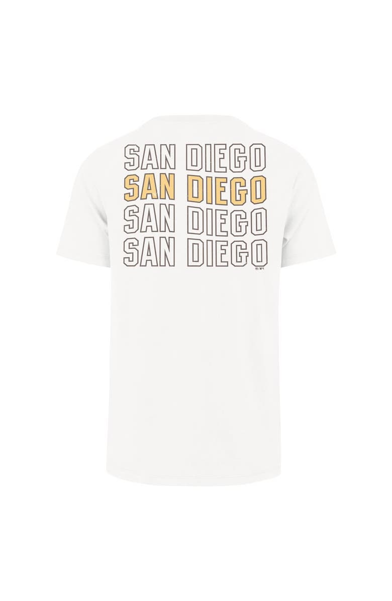 '47 Men's '47 Cream San Diego Padres Hang Back Franklin T-Shirt, Alternate, color, Cream