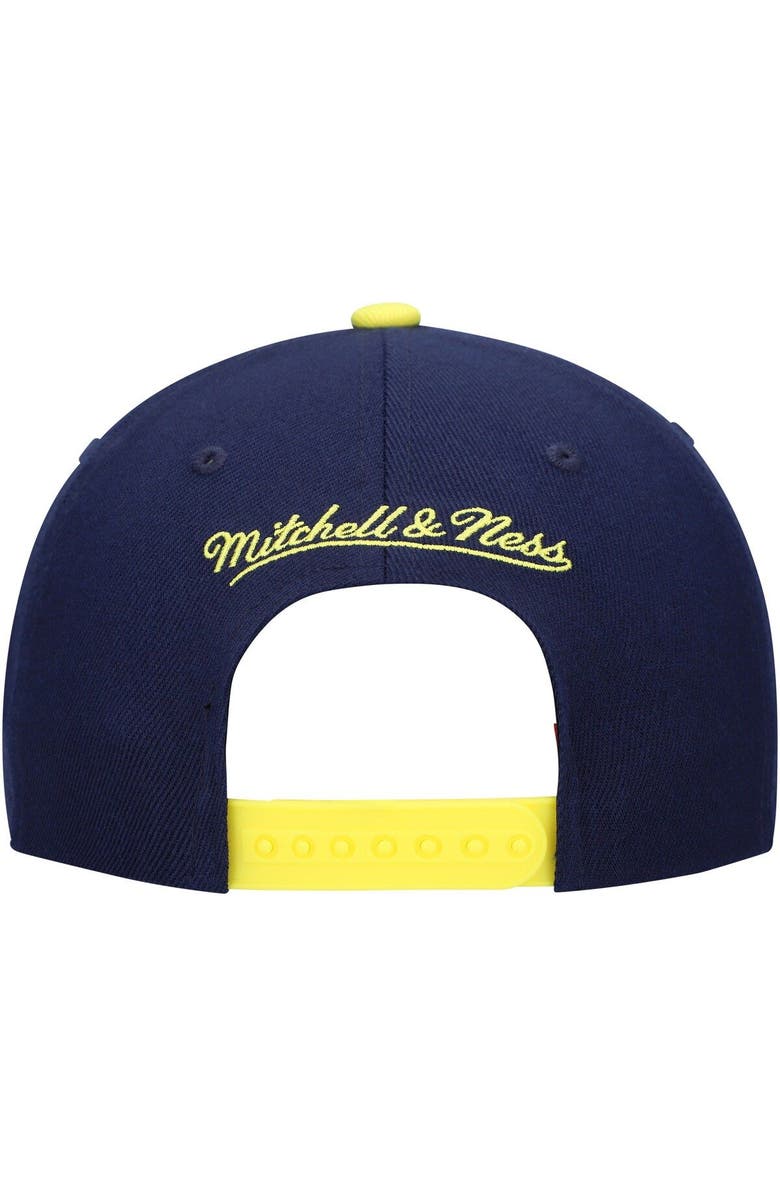 Mitchell & Ness Men's Mitchell & Ness Navy Nashville SC Team Script 2.0 Stretch Snapback Hat, Alternate, color, 