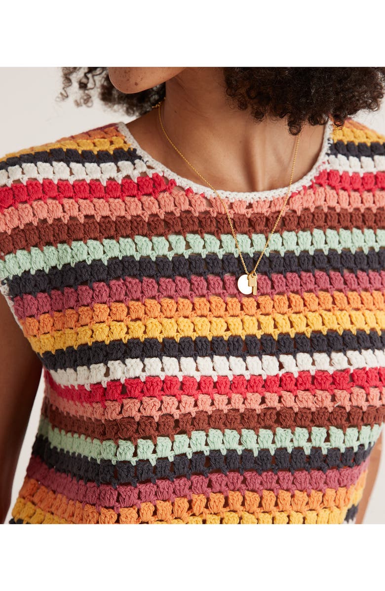 Marine Layer Faye Crochet Dolman Sleeve Top, Alternate, color, 