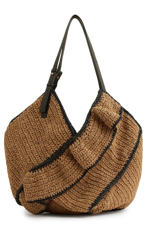 Olescha Woven Shoulder Bag