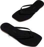 TKEES Lily Square Toe Flip Flop