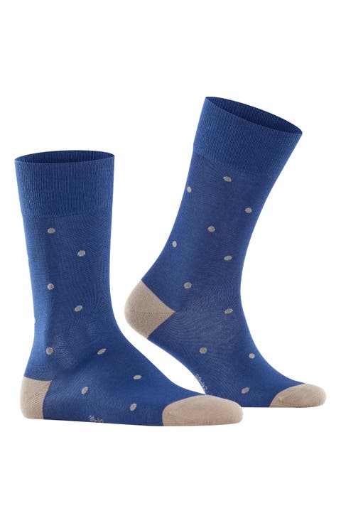 Polka Dot Crew Socks