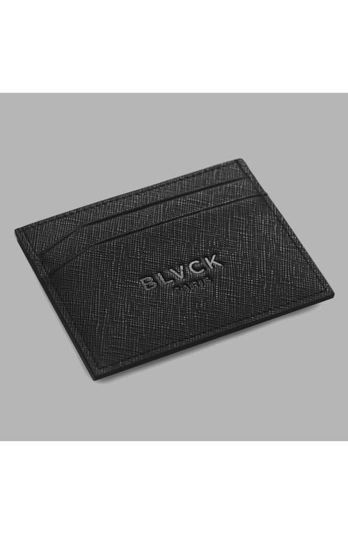 Blvck Paris Classic Card Holder In Black